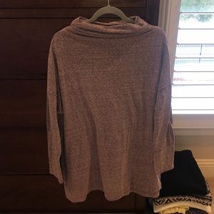 FREE PEOPLE cowl neck tunic